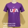 Usa Baseball 2026 World Baseball Classic Wordmark Shirt Purple Shirt