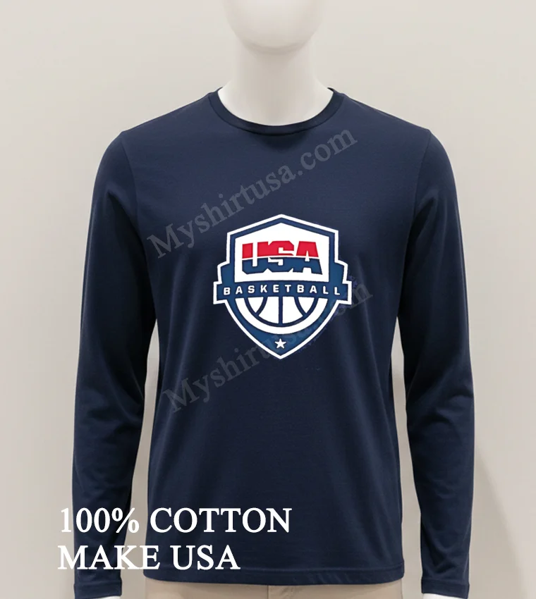 Usa Basketball Shield Logo Shirt Hoodie Shirt 1