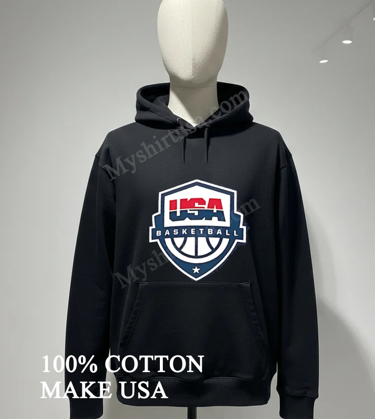 Usa Basketball Shield Logo funny america t-shirts - hoodie-shirt Usa Basketball Shield Logo Shirt Hoodie Shirt