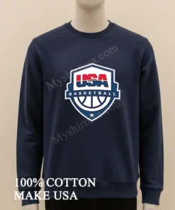 Usa Basketball Shield Logo funny america t-shirts