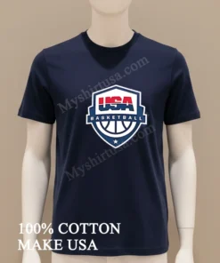 Usa Basketball Shield Logo funny america t-shirts