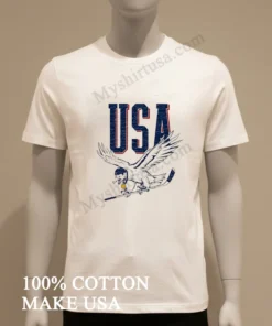 Usa Eagle Hockey Player Gold Medal funny america t-shirts