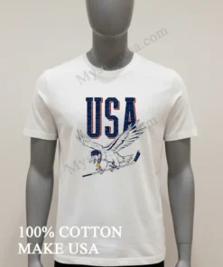Usa Eagle Hockey Player Gold Medal funny america t-shirts