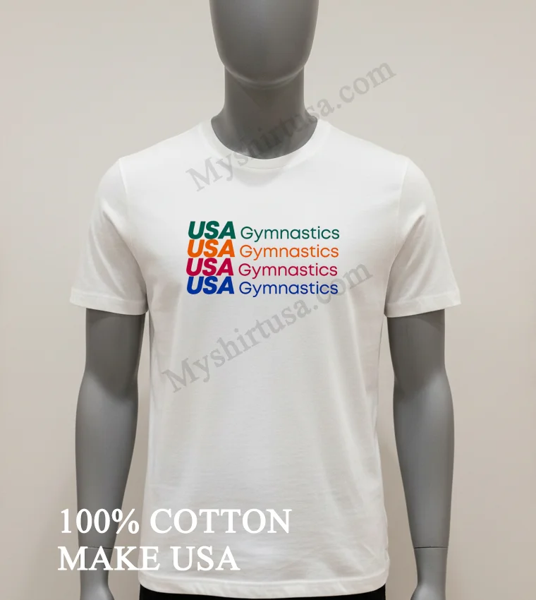 Usa Gymnastics Repeat Shirt White T Shirt 1