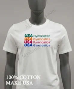 Usa Gymnastics Repeat funny america t-shirts