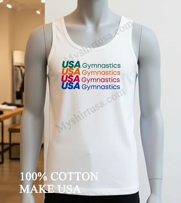 Usa Gymnastics Repeat Shirt White T Shirt 3