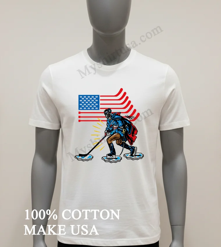 Usa Hockey George Washington Patriotic Flag Ice Skating funny america t-shirts - white-t-shirt Usa Hockey George Washington Patriotic Flag Ice Skating Shirt White T Shirt 2