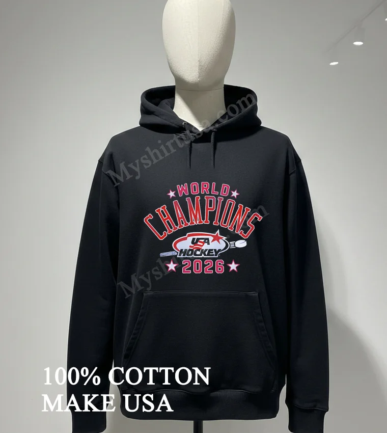 Usa Hockey World Champions 2026 Logo Shirt Hoodie Shirt