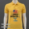 Usa Is Owned And Operated By Israel Shirt Yellow T Shirt