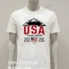 Usa Milano Cortina One For All 2026 Mountain Shirt White T Shirt