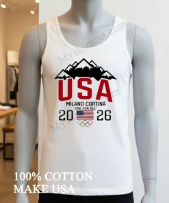 Usa Milano Cortina One For All 2026 Mountain funny america t-shirts