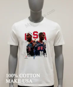 Usa Team Lebron James Kobe Bryant 2008 Beijing funny america t-shirts