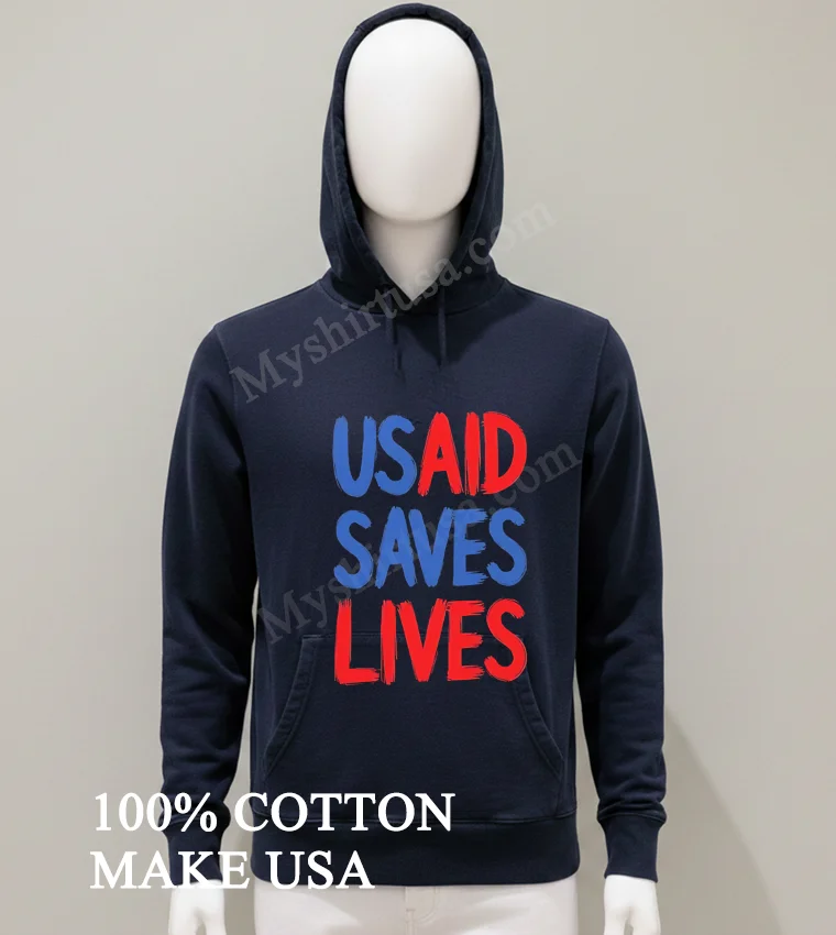 Usaid Saves Lives funny america t-shirts - balck-shirt Usaid Saves Lives Shirt Balck Shirt