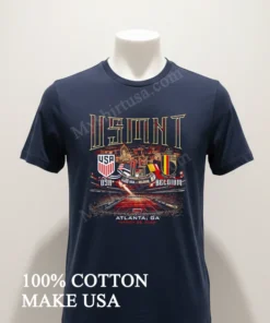 Usmnt Usa Vs Belgium Atlanta Georgia March 28 2026 Stadium funny america t-shirts