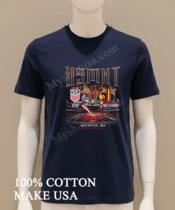 Usmnt Usa Vs Belgium Atlanta Georgia March 28 2026 Stadium funny america t-shirts