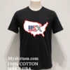 Usx Map Shirt Balck Shirt