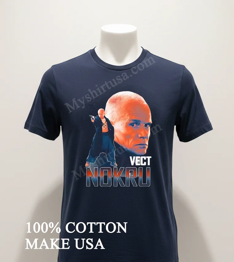Vect Nokru Bald Man Shirt Navy Shirt 1