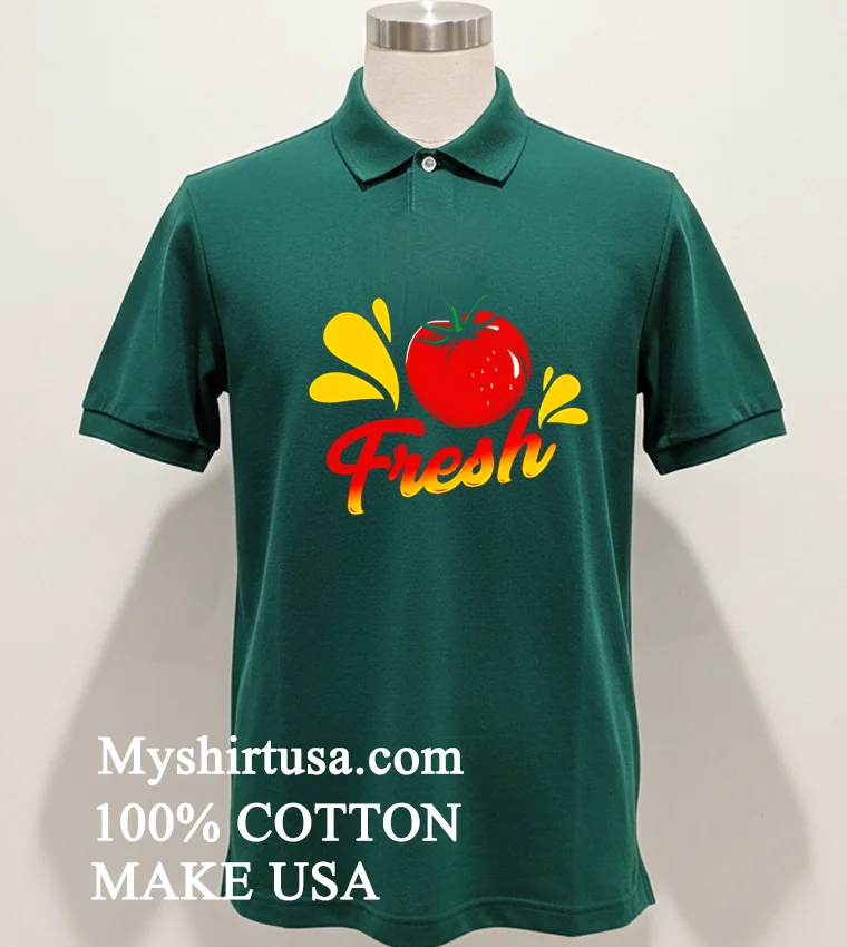 Vegetable Tomato Fresh Vegan Shirt Green Shirt