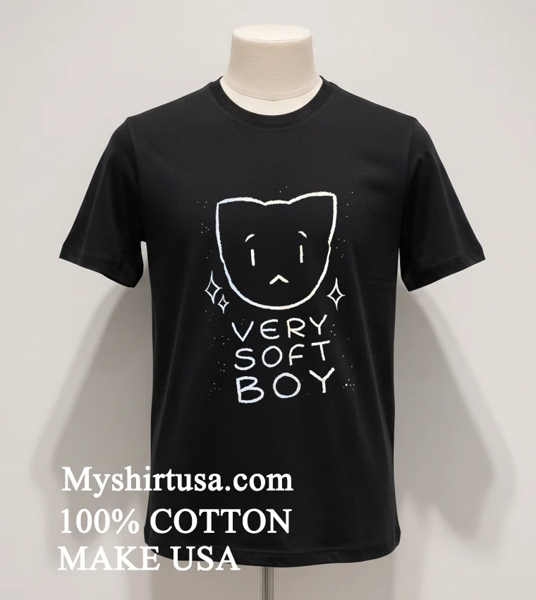 Very Soft Boy Shirt Balck Shirt