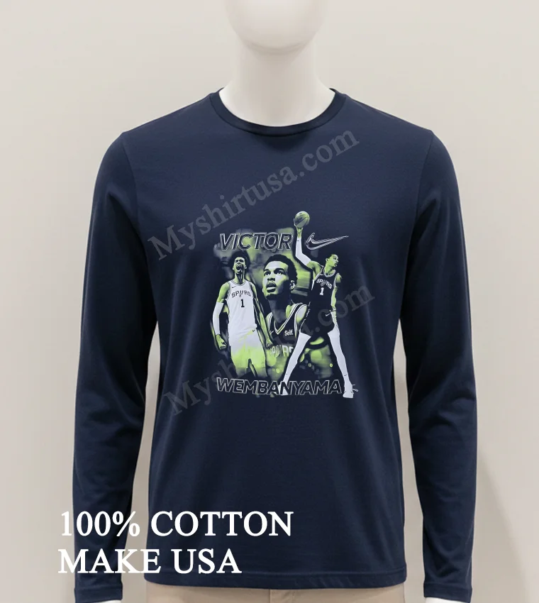 Victor Wembanyama San Antonio Spurs Basketball Slam Dunk funny america t-shirts - hoodie-shirt Victor Wembanyama San Antonio Spurs Basketball Slam Dunk Shirt Hoodie Shirt