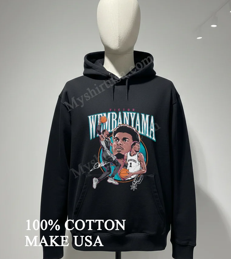 Victor Wembanyama San Antonio Spurs Signature Graphic Shirt Hoodie Shirt