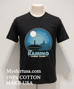 Visit Kamino Stormy Planet Star Wars funny america t-shirts