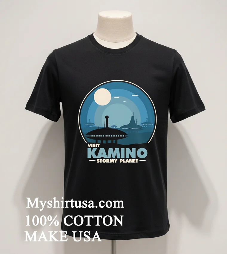 Visit Kamino Stormy Planet Star Wars Shirt Balck Shirt