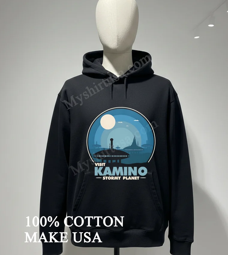 Visit Kamino Stormy Planet Star Wars funny america t-shirts - hoodie-shirt Visit Kamino Stormy Planet Star Wars Shirt Hoodie Shirt