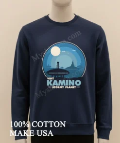 Visit Kamino Stormy Planet Star Wars funny america t-shirts