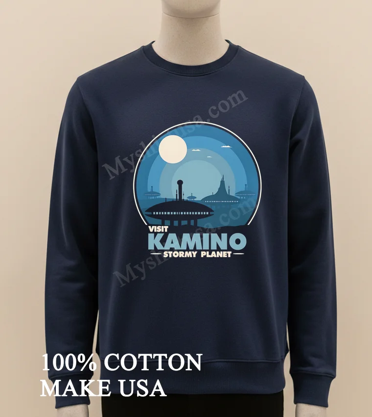 Visit Kamino Stormy Planet Star Wars Shirt Long Sleve Shirt