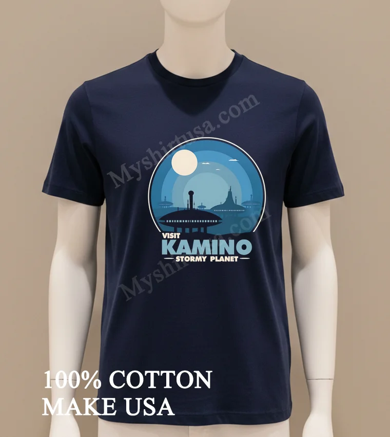 Visit Kamino Stormy Planet Star Wars Shirt Navy Shirt