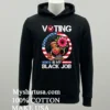 Voting Is My Black Job Black Women Usa Flag Retro Graphic Shirt Balck Shirt