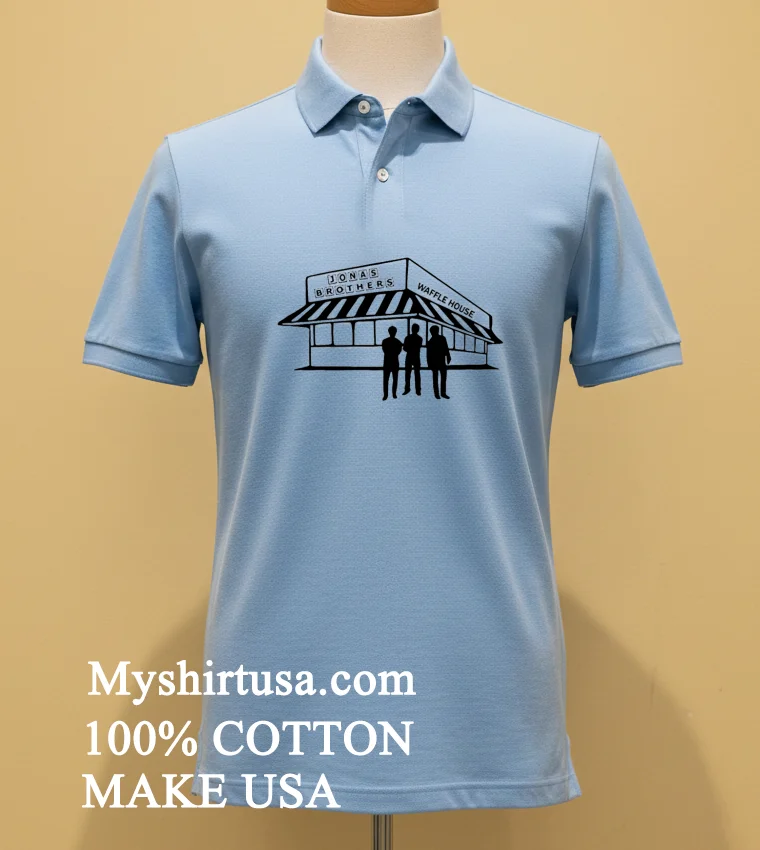 Waffle House Jonas Shirt Blue Shirt
