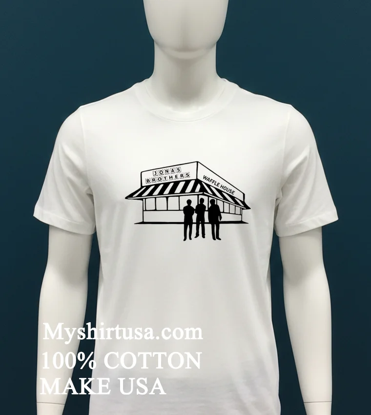 Waffle House Jonas Shirt White T Shirt 1