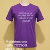 Waffles Are Just Pancakes That Are Ribbed For Your Pleasure Shirt Purple Shirt