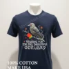 Waiting For The Big Beautiful Obituary Crow And Roses Shirt Navy Shirt 1
