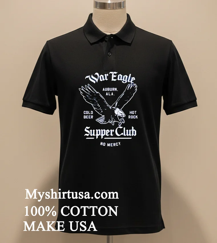 War Eagle Supper Club Shirt Balck Shirt 2
