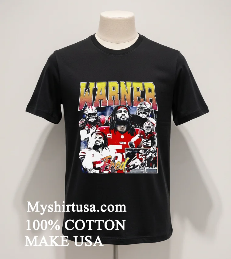 Warner San Francisco Football Graphic Shirt Balck Shirt