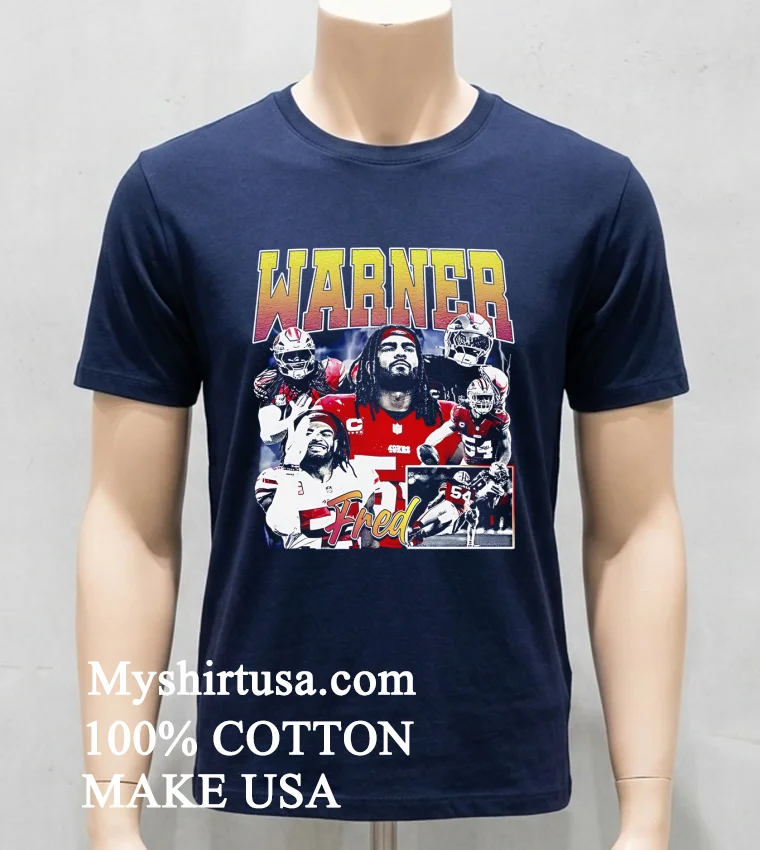 Warner San Francisco Football Graphic Shirt - navy-shirt Warner San Francisco Football Graphic Shirt Navy Shirt