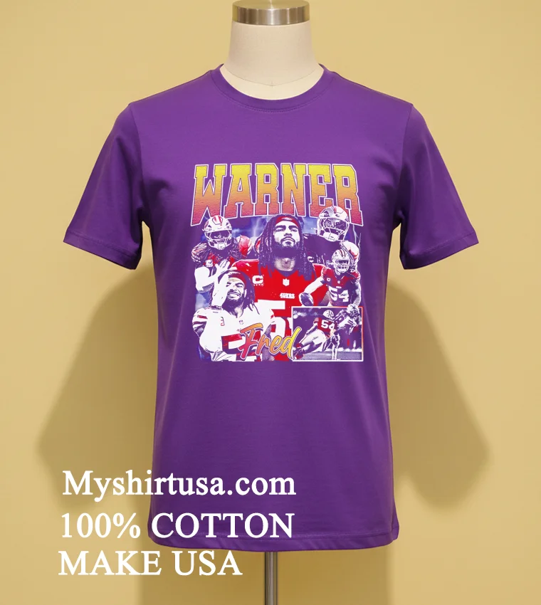 Warner San Francisco Football Graphic Shirt - purple-shirt Warner San Francisco Football Graphic Shirt Purple Shirt