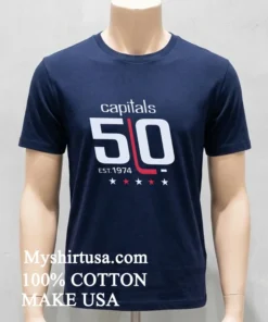 Washington Capitals 50Th Anniversary Est 1974 Shirt