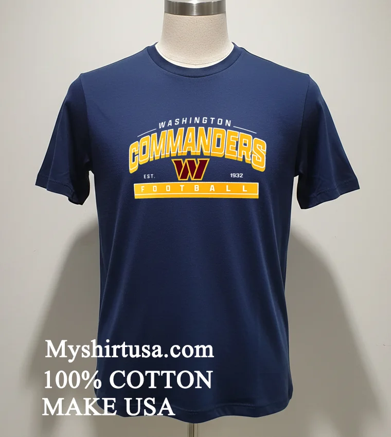 Washington Commanders Est 1932 Football Athletic Banner Shirt Navy Shirt