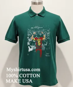 Washington Commanders Jayden Daniels All Eyes On 5 Shirt Green Shirt