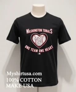 Washington Nationals One Team One Heart Mlb Shirt