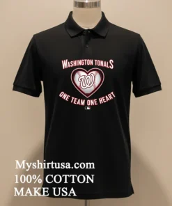 Washington Nationals One Team One Heart Mlb Shirt