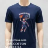 Washington Wizards Mens Basketball Skeleton Player Fire Shirt Navy Shirt