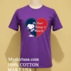 Washington Wizards X Snoopy Slam Dunk My Heart Valentine 2026 Shirt Purple Shirt