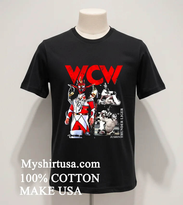 Wcw Jushin Thunder Liger Shirt Balck Shirt 1