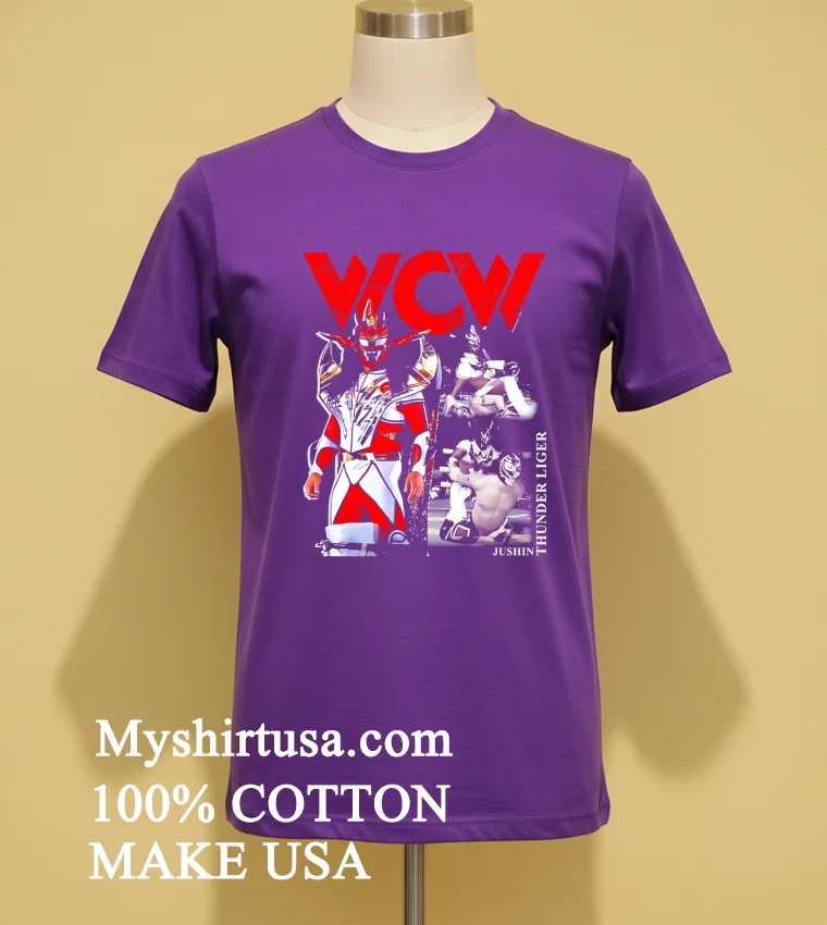 Wcw Jushin Thunder Liger Shirt - purple-shirt Wcw Jushin Thunder Liger Shirt Purple Shirt