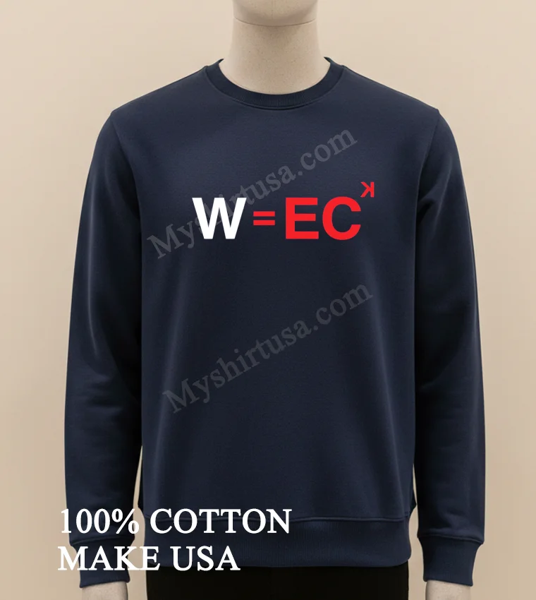 Wec Players Equation Blue Graphic Shirt Long Sleve Shirt